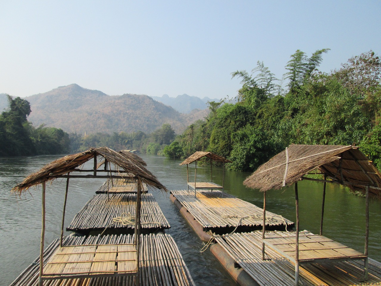 rafts viet nam rivers free photo