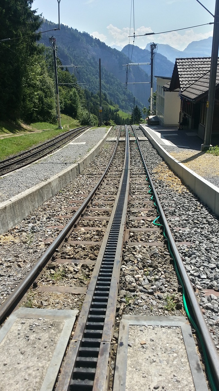 rail train rack and pinion free photo