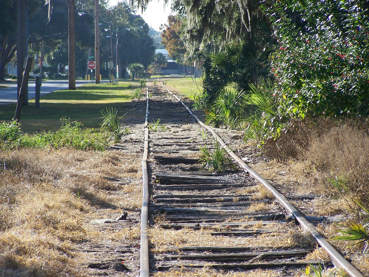 rail way tracks free photo