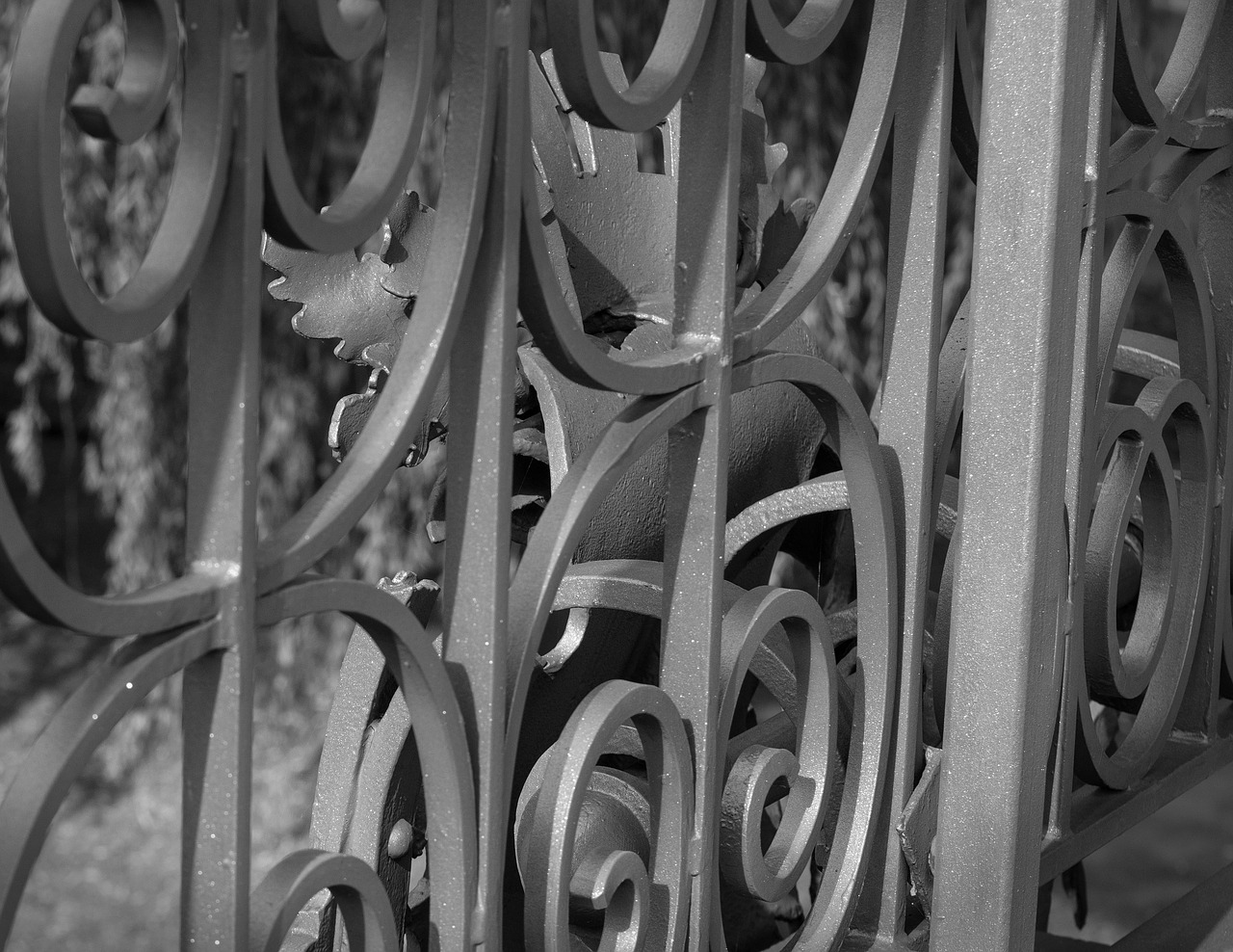 railing iron wrought iron free photo