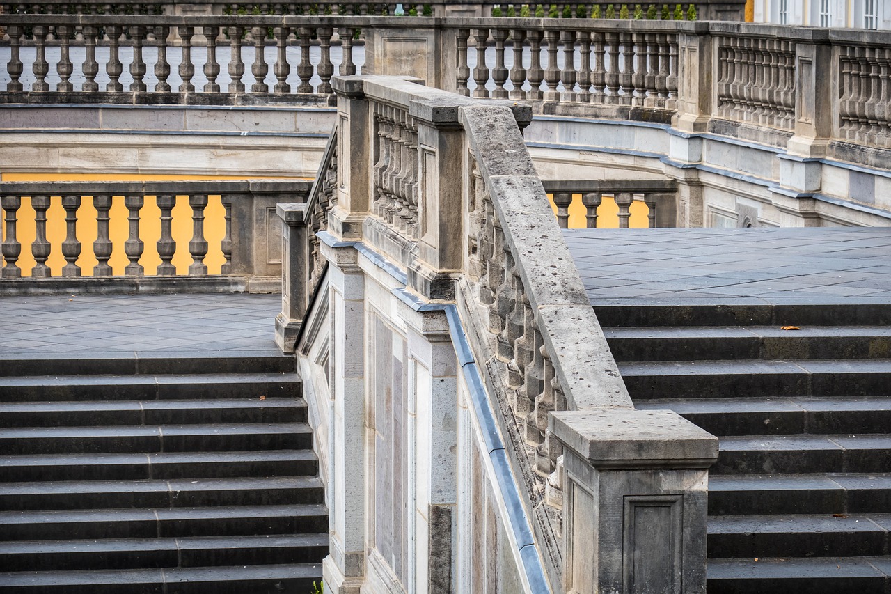 railing  stairs  gradually free photo