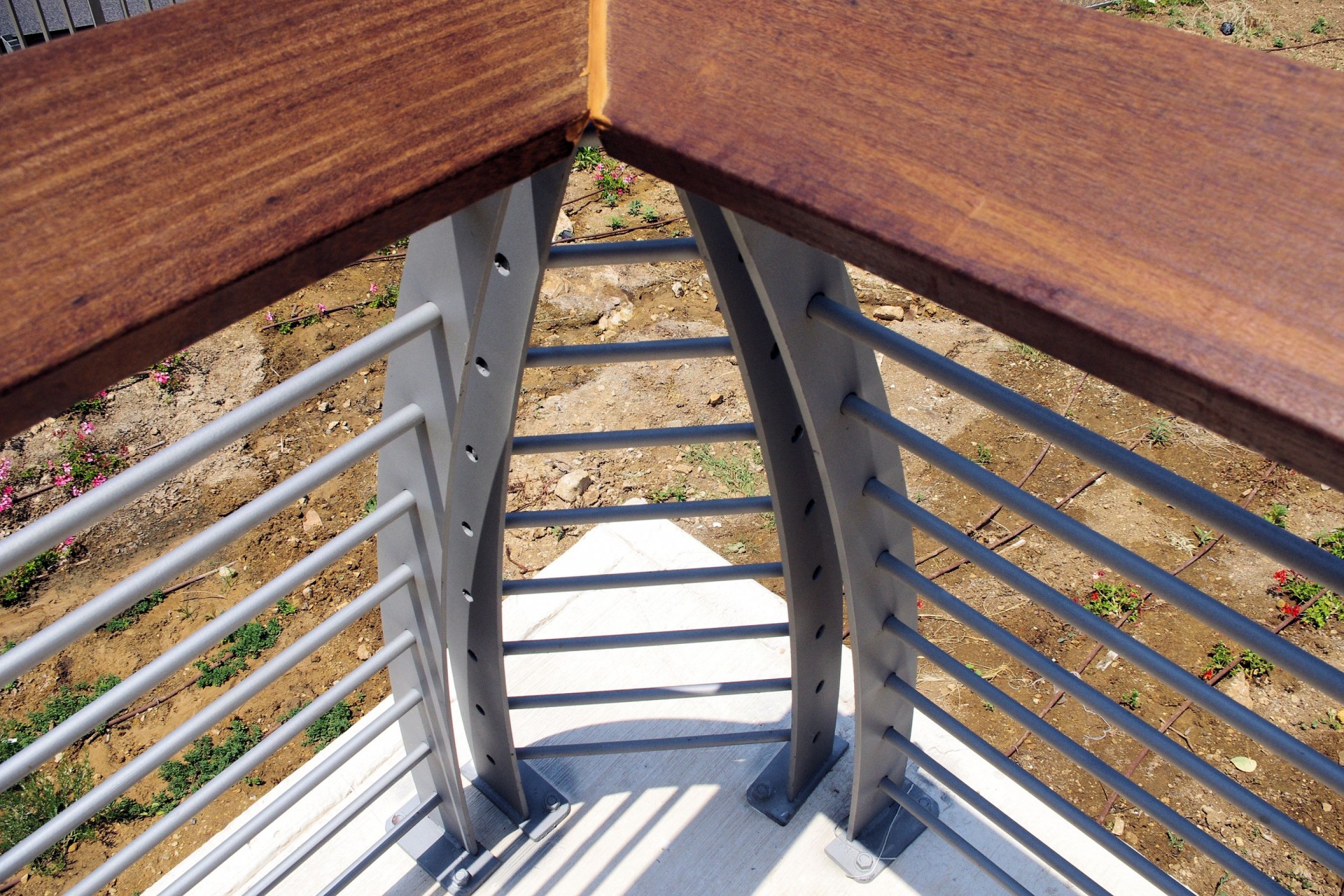 railing detail deck free photo