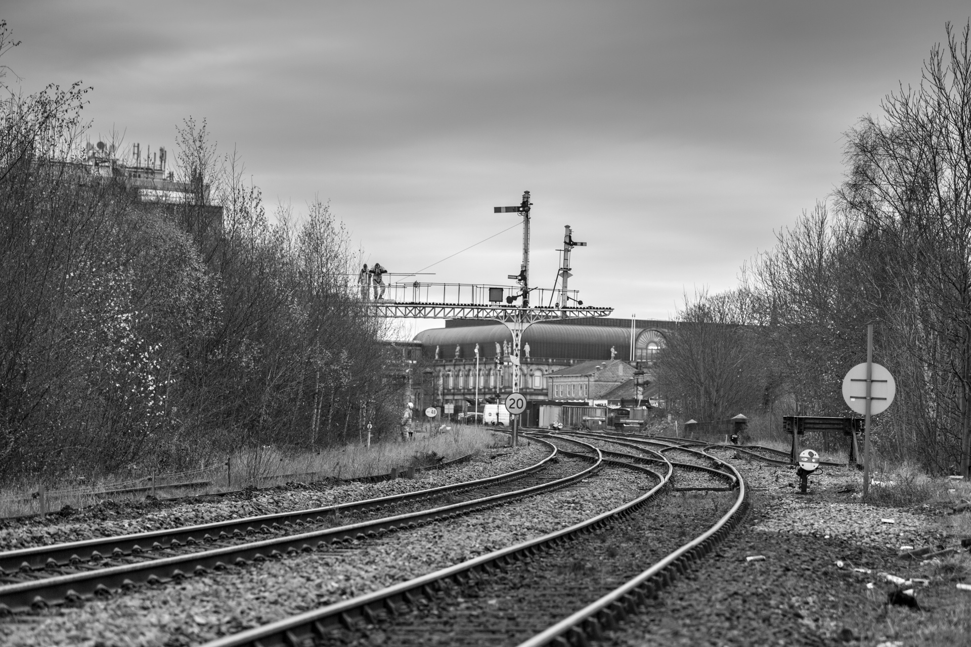 train track railroad free photo