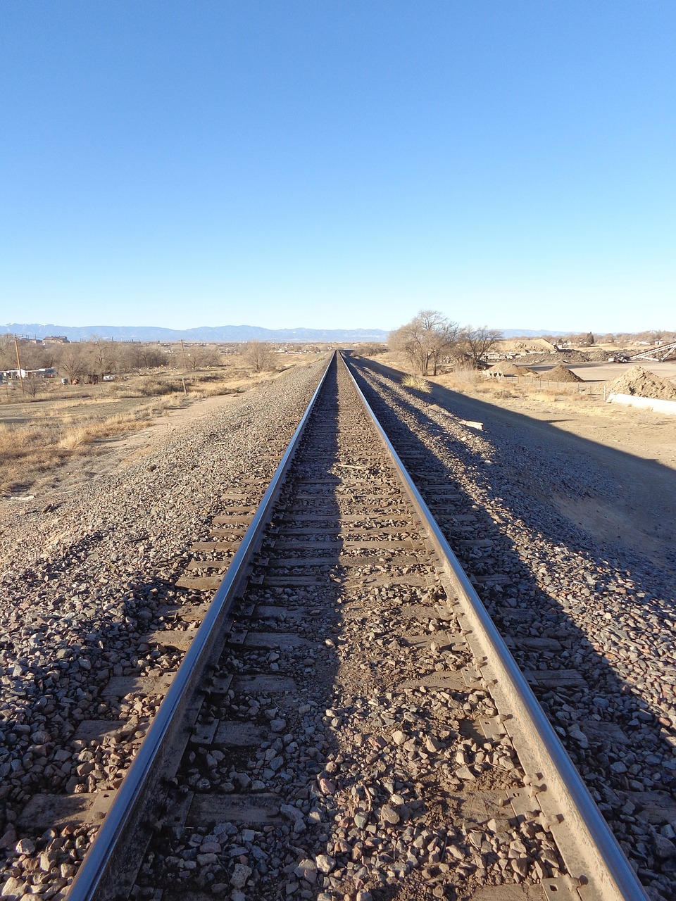railroad tracks travel free photo