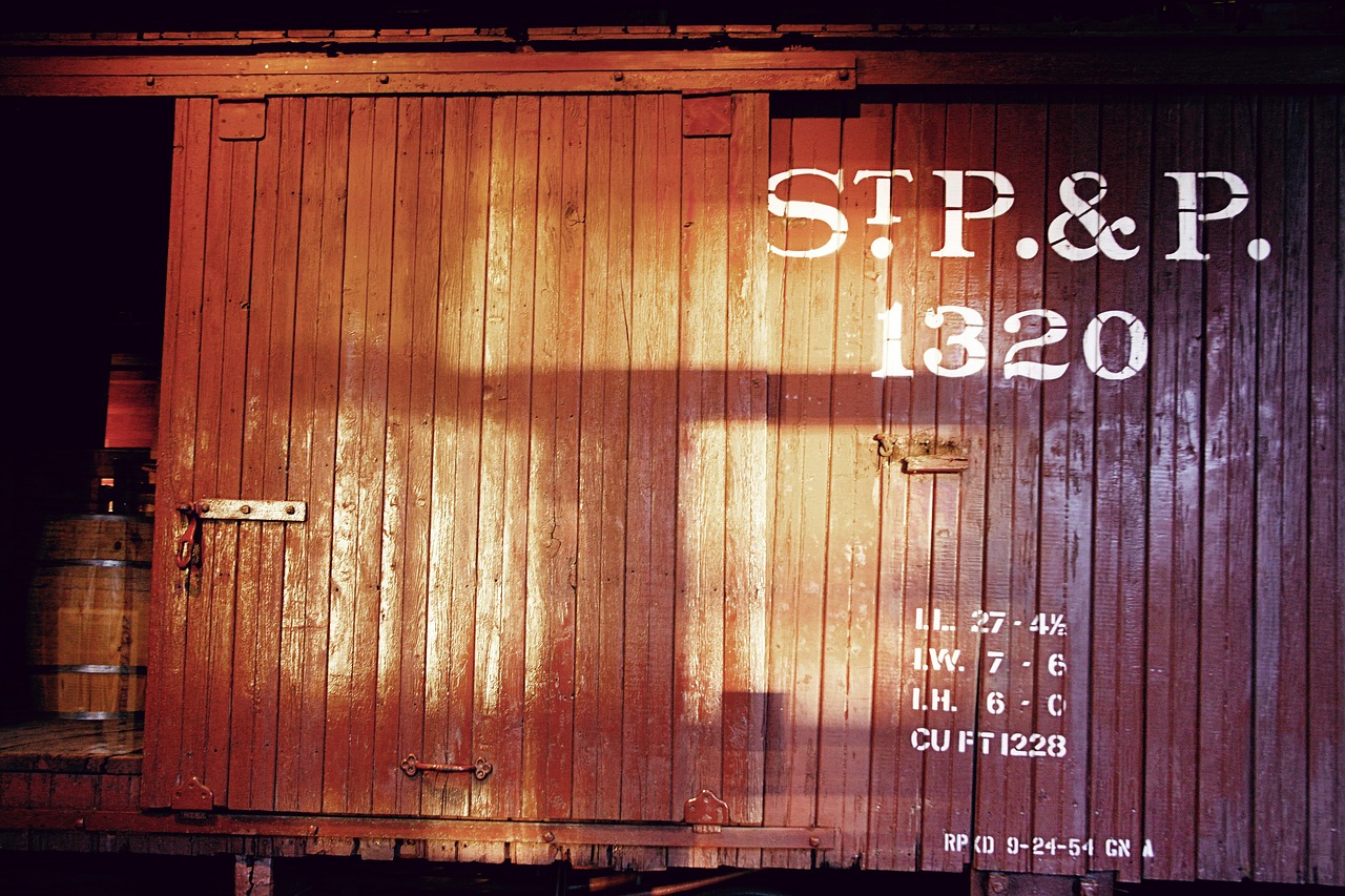 railroad car vintage free photo