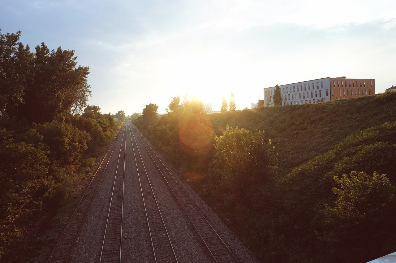 railroad railway transportation free photo