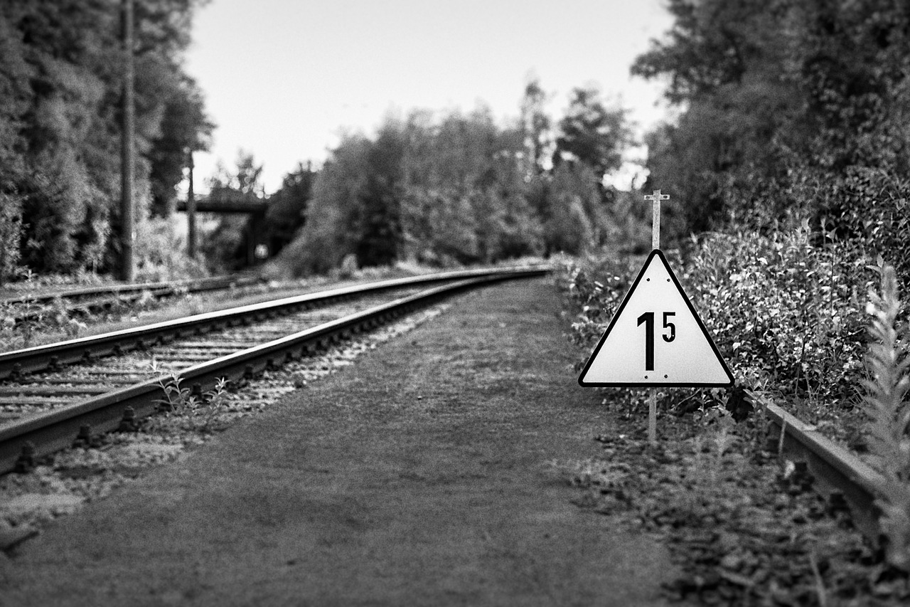 railroad  sign  railway free photo