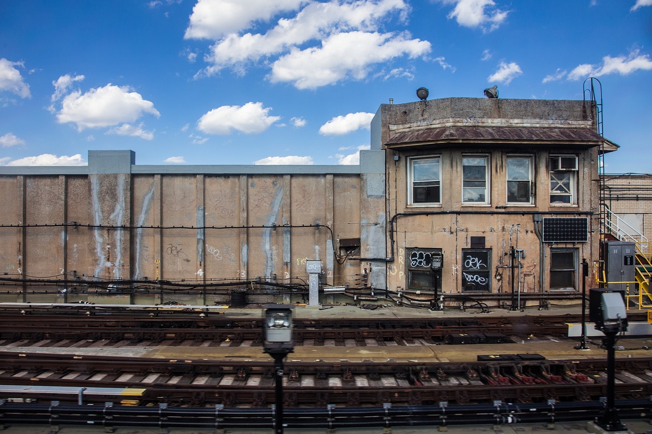 railroad station railway free photo