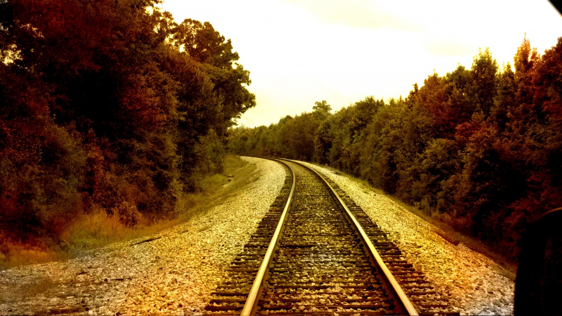 tracks railroad transportation free photo