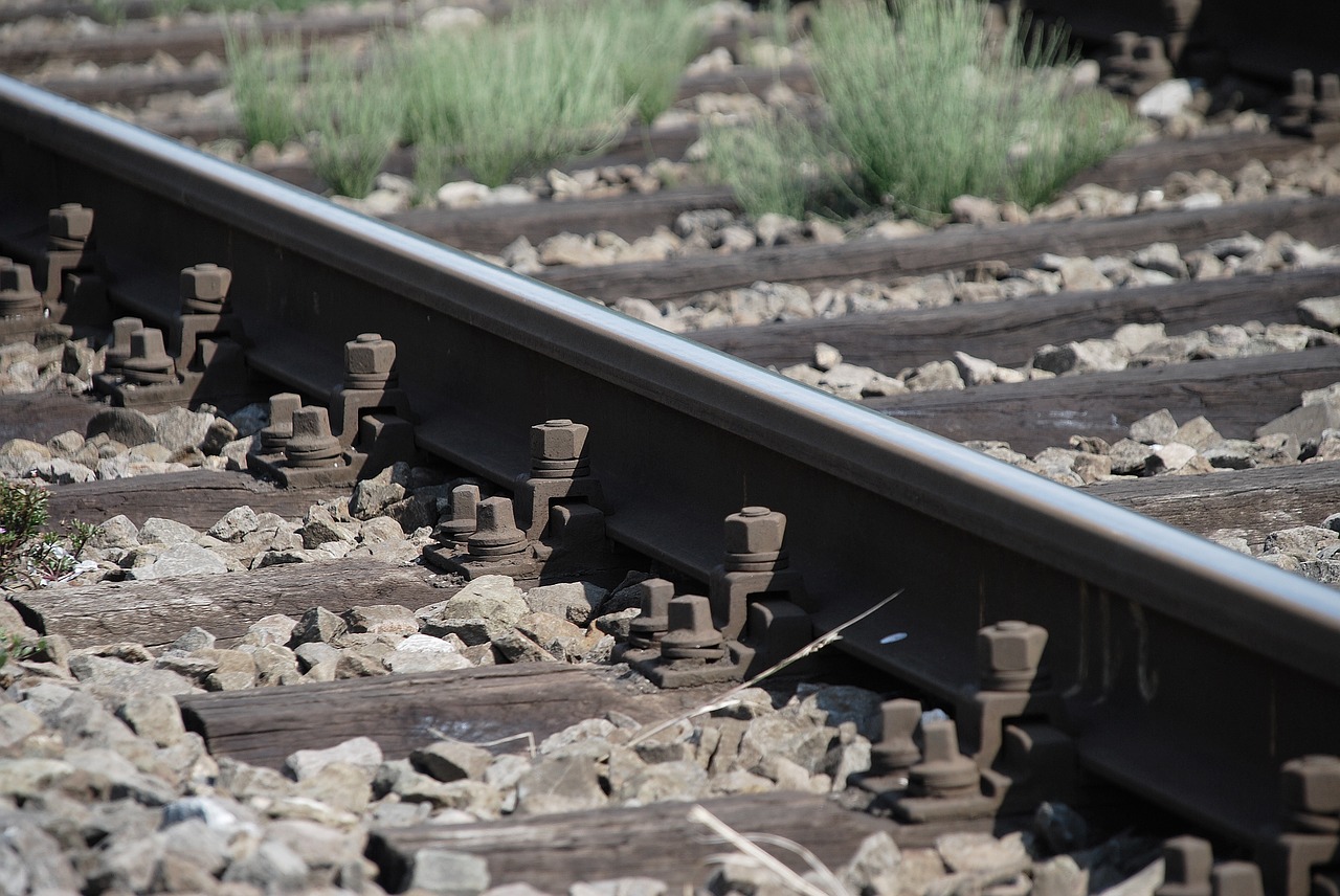 railroad tracks railway rail free photo