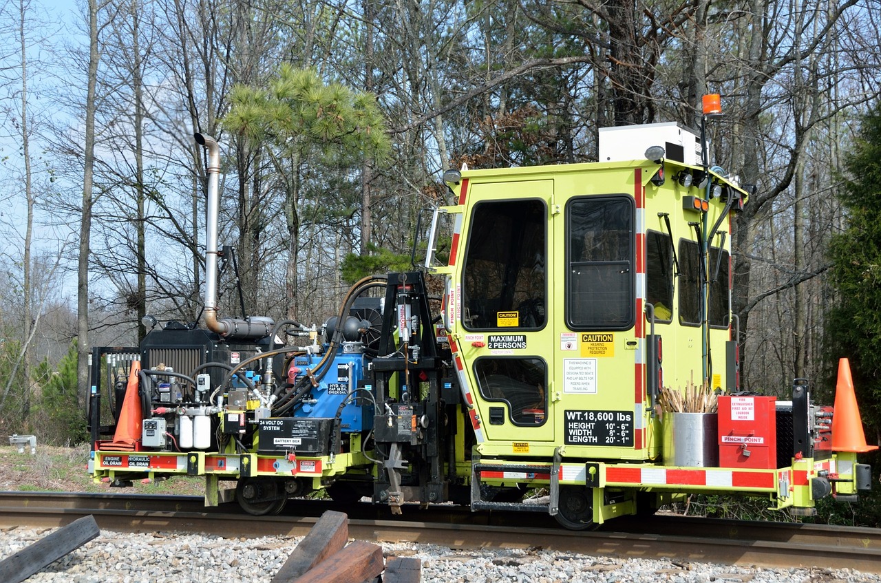 railroad workers tracks repair free photo