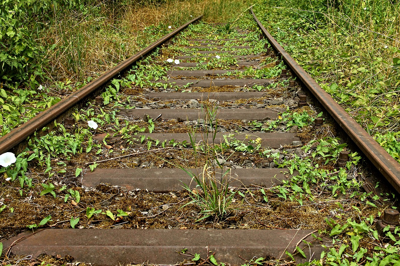 rails  railroad tracks  rail free photo