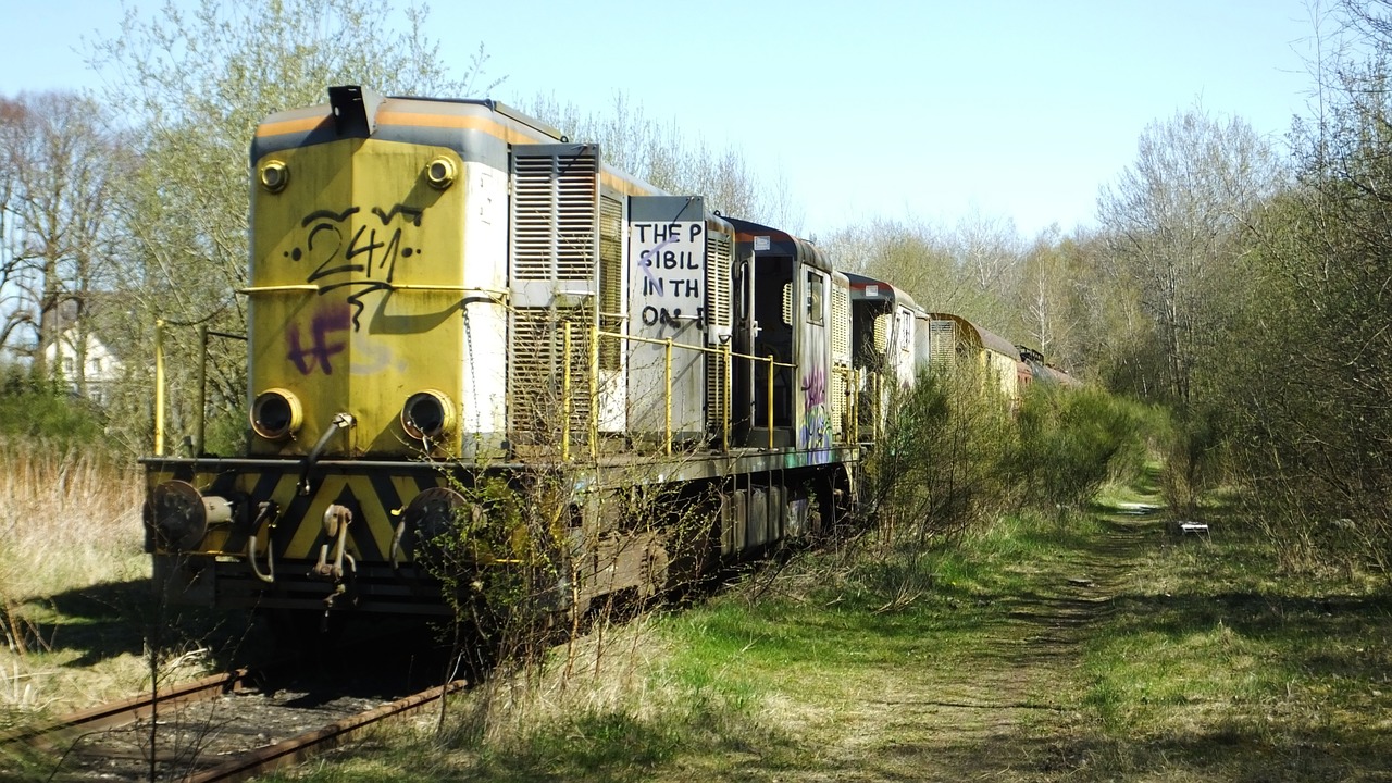 railway railway cemetery old locomotive free photo