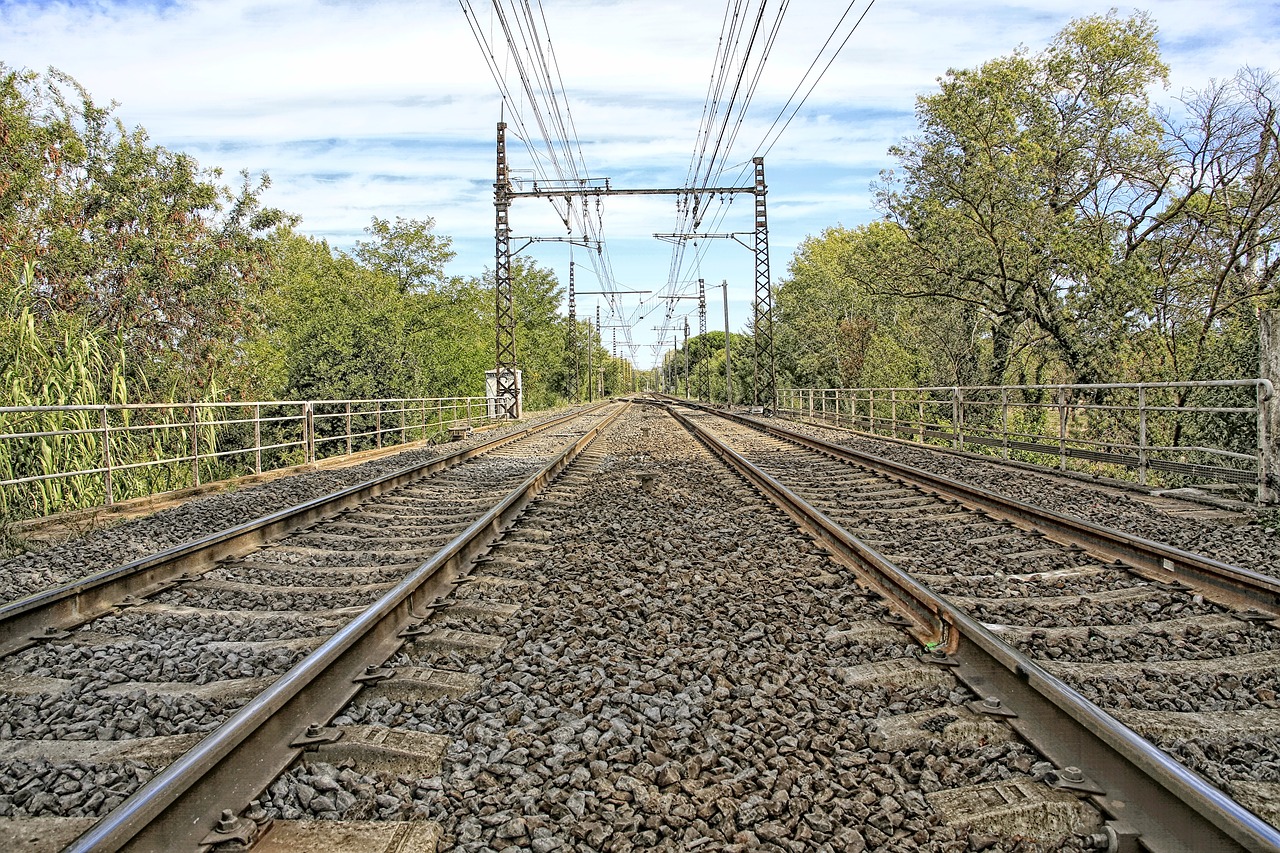 railway rail track free photo