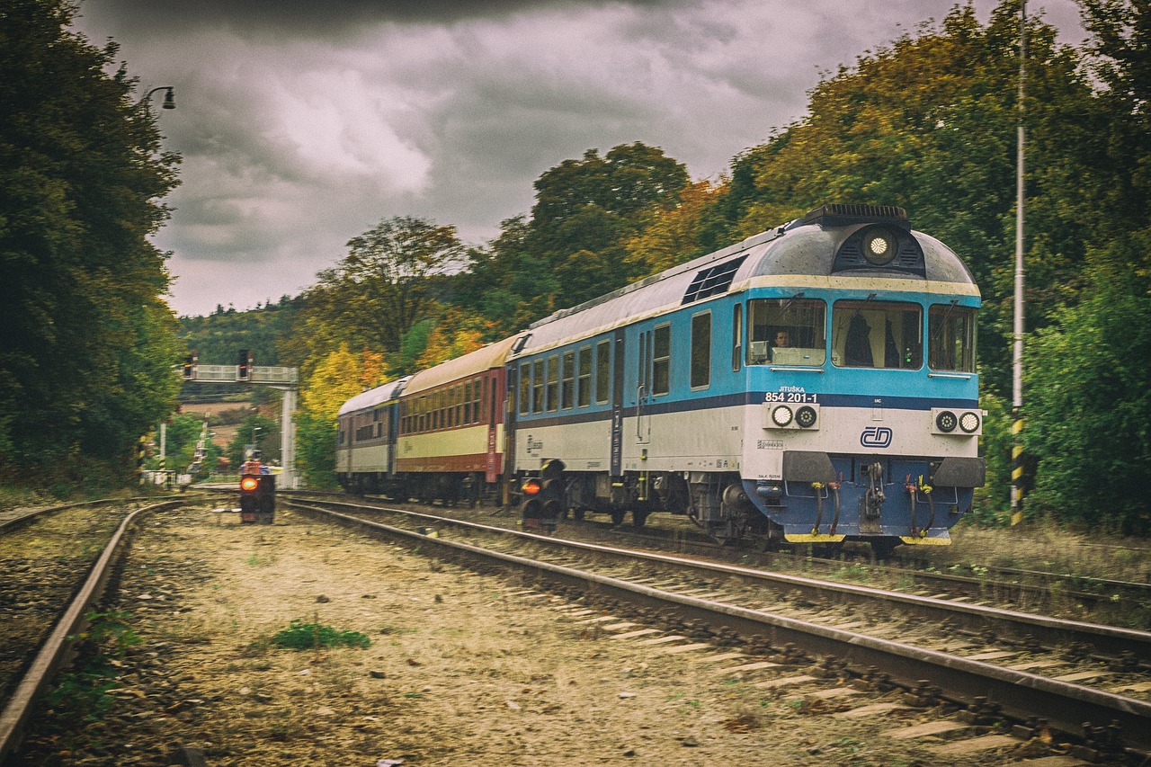 railway track station free photo