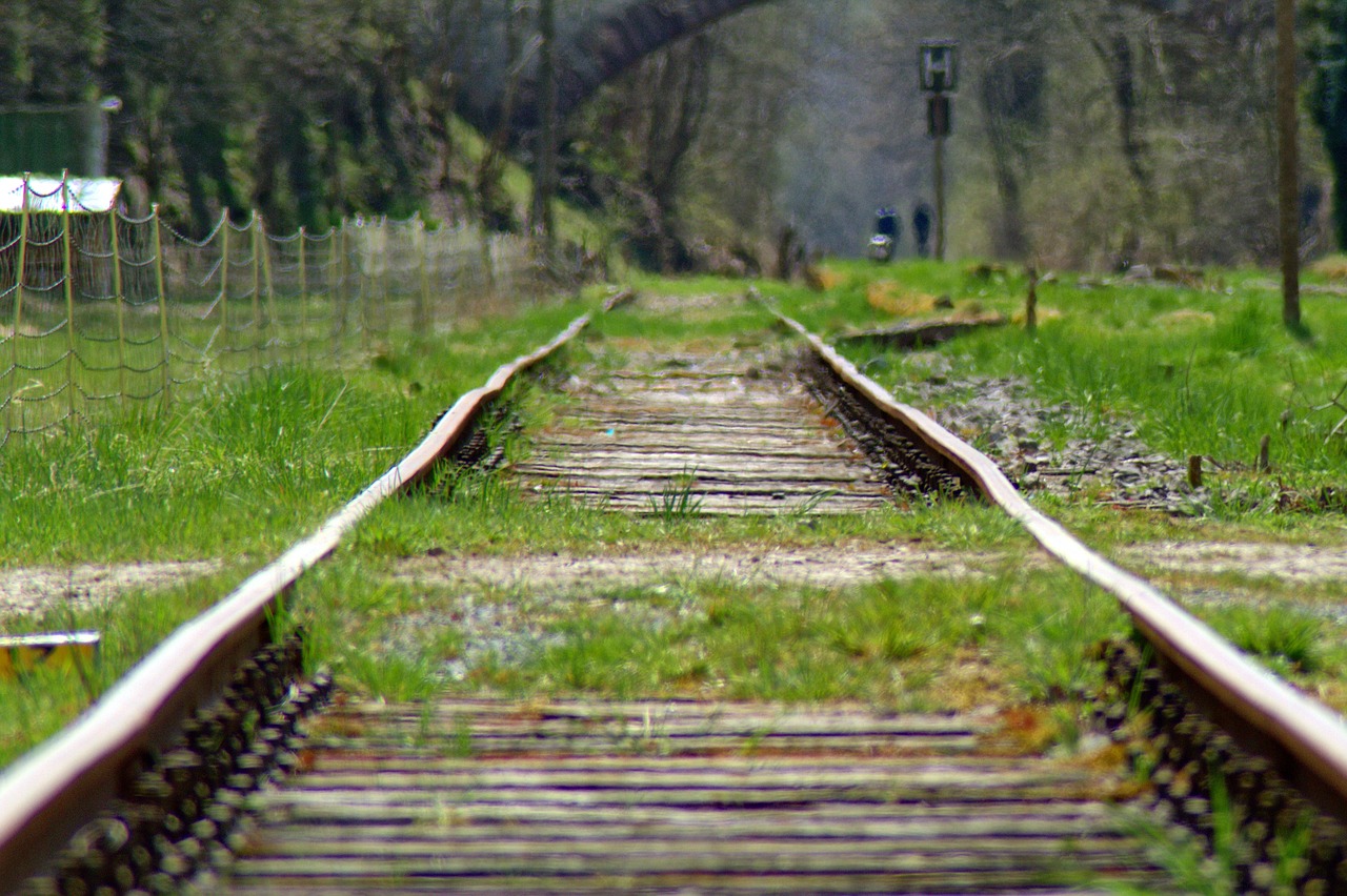railway transition gleise free photo