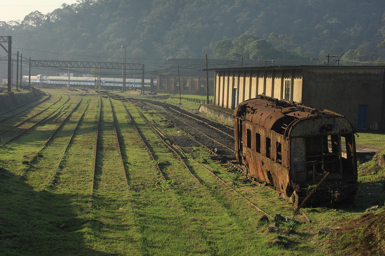 railway trains old free photo