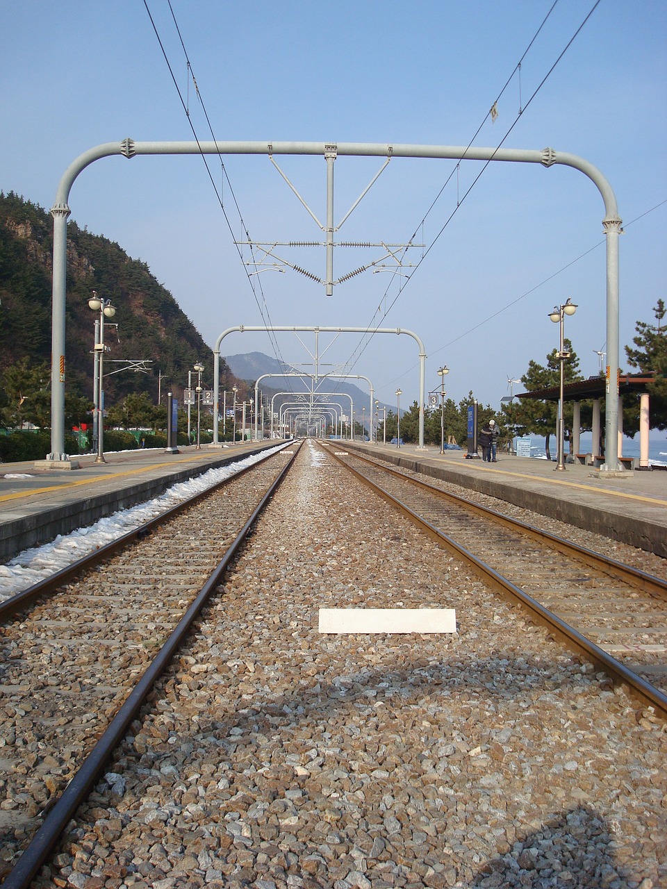 railway railroad seoul free photo