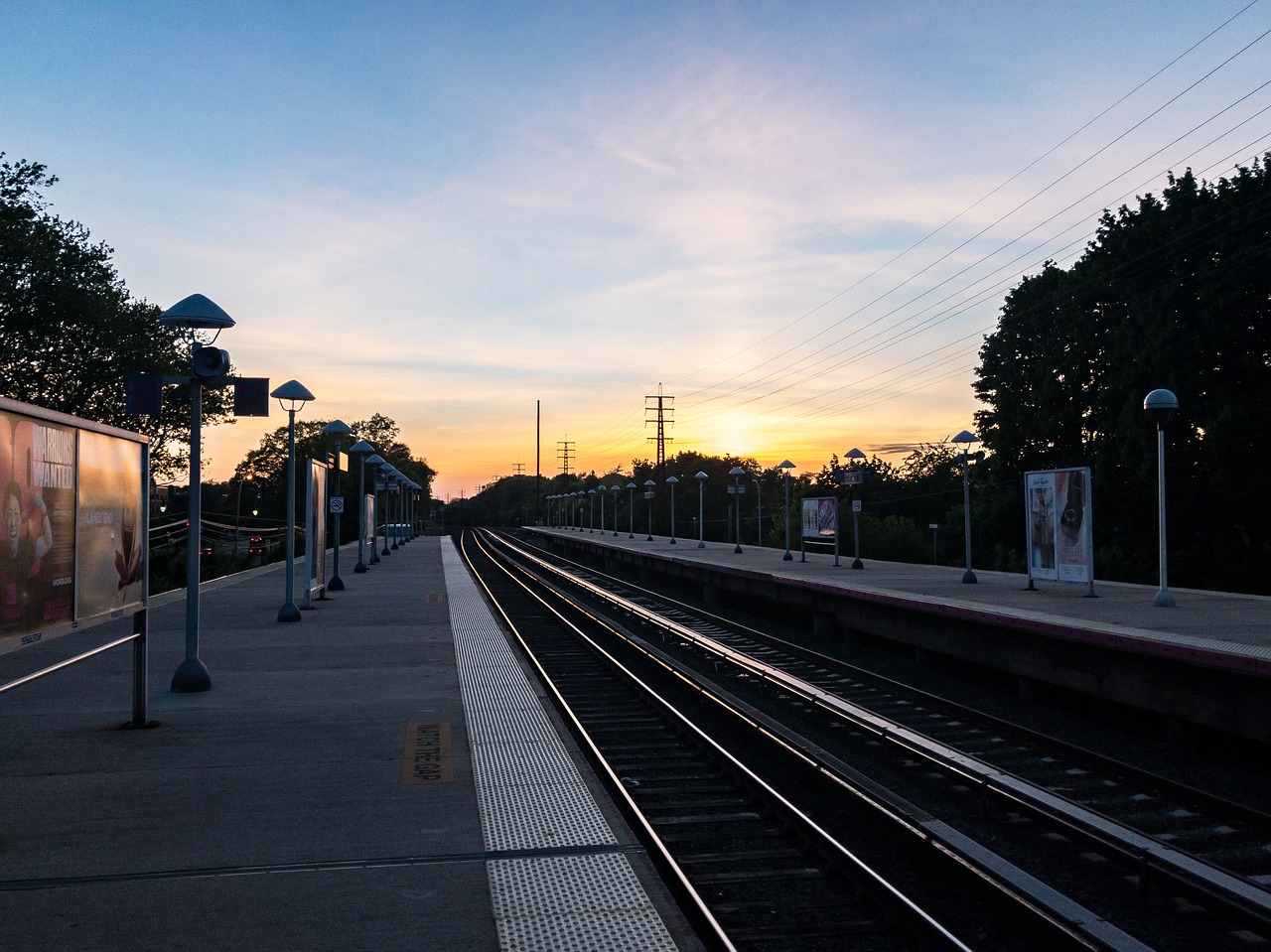 railway track travel free photo