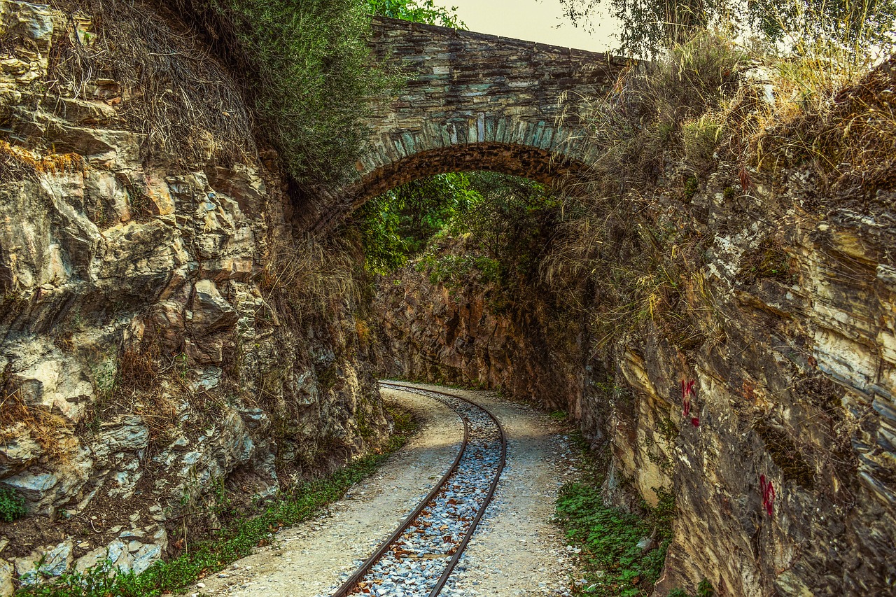 railway bridge stone free photo