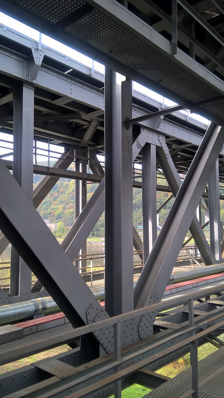 railway bridge structure free photo