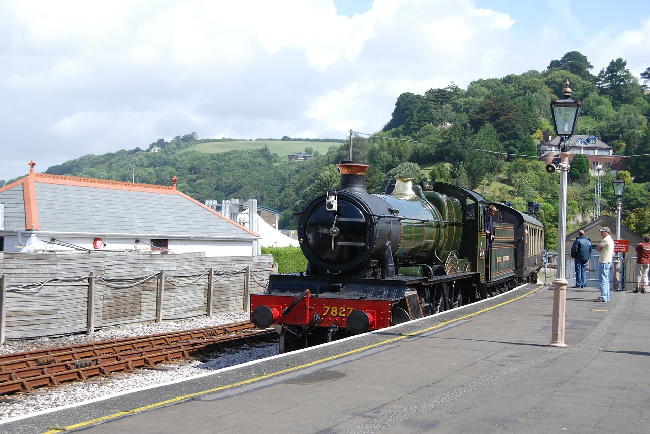 railway train steam free photo