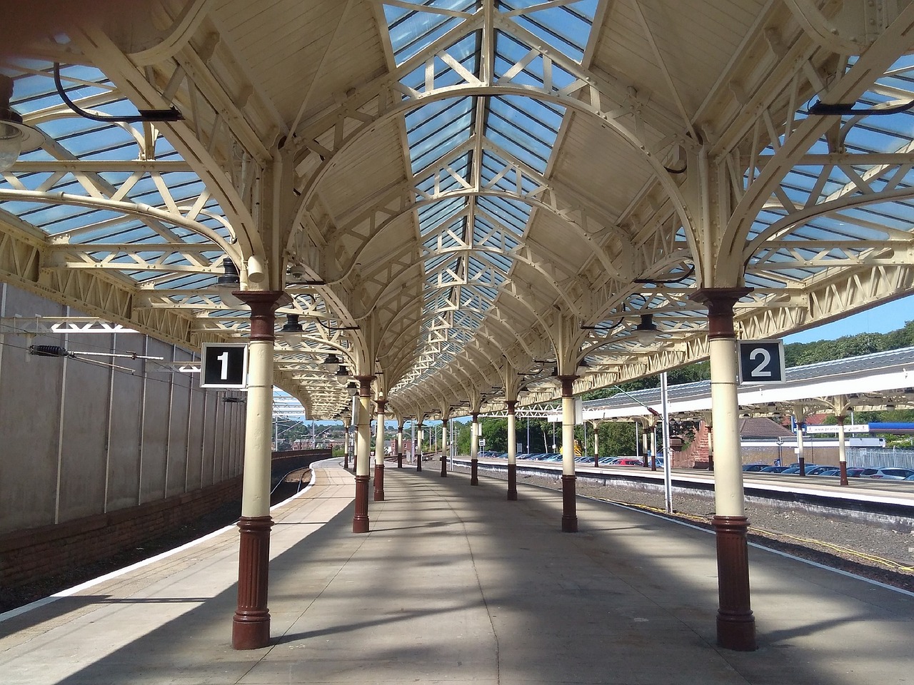railway  station  arches free photo
