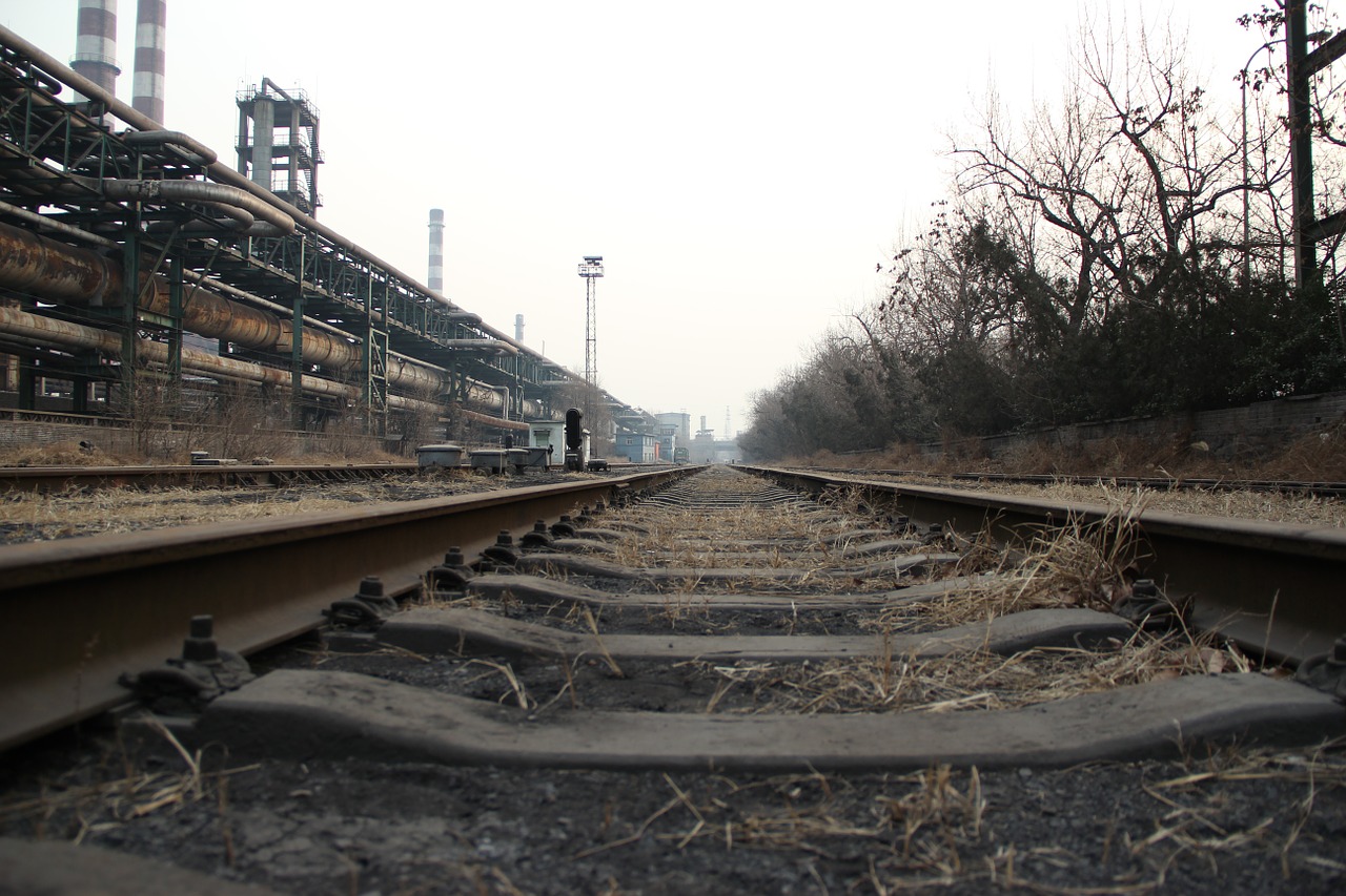 railway the abandoned tracks free photo