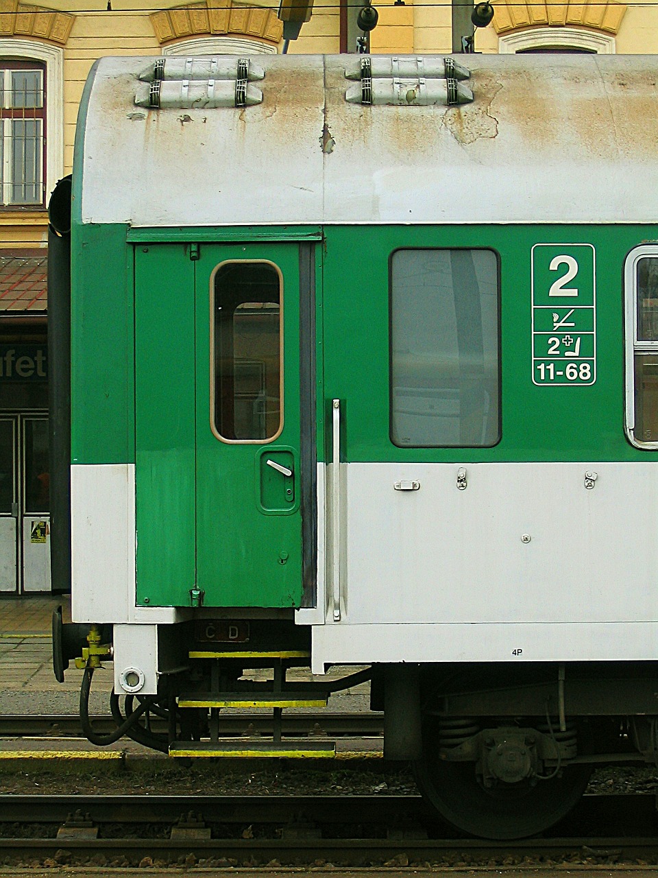 railway wagon door free photo