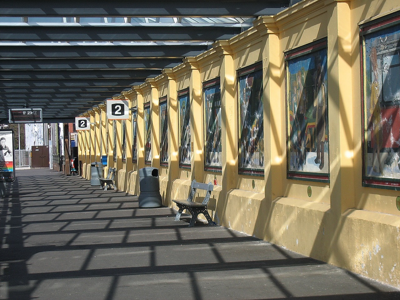 railway station platform free photo