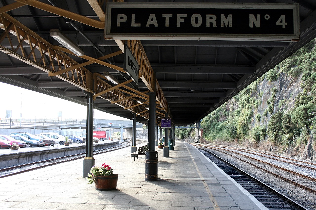 railway station platform free photo