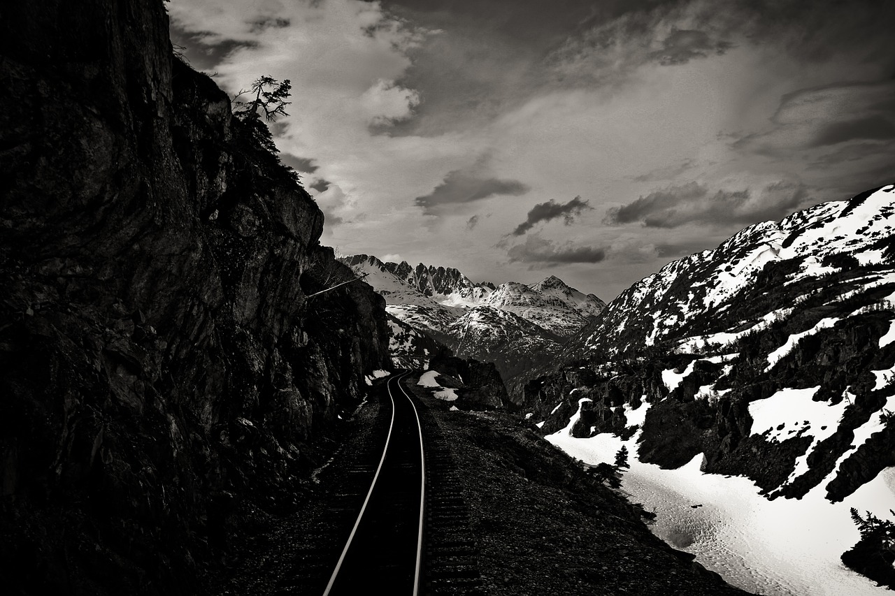 railway tracks transport free photo