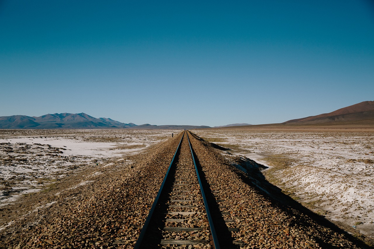 railway tracks trail free photo