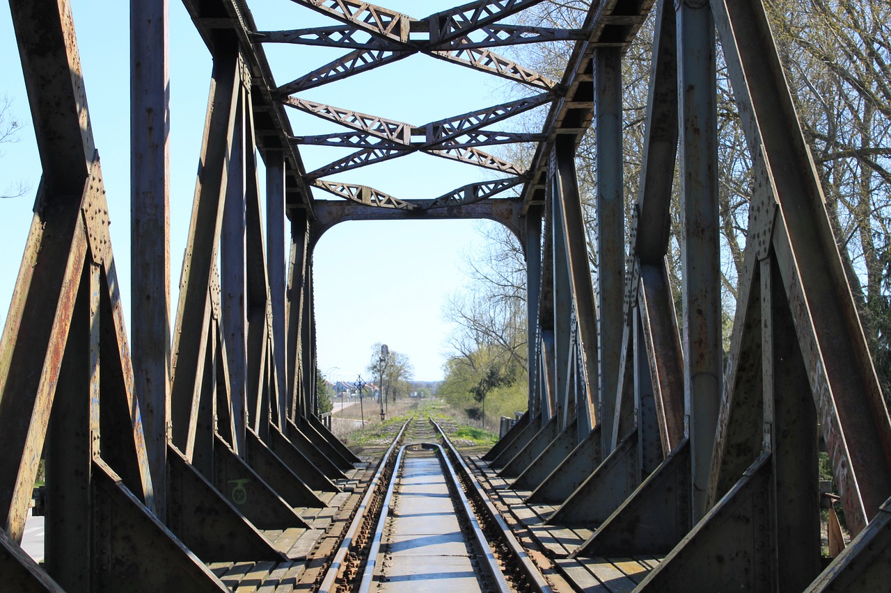 railway bridge masuria poland free photo