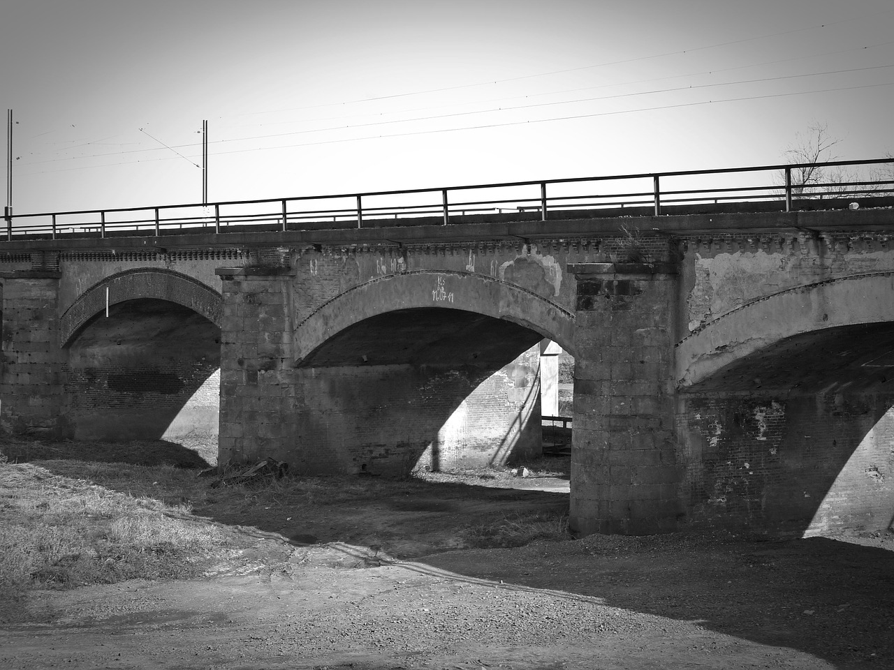 railway bridges transfer construction free photo