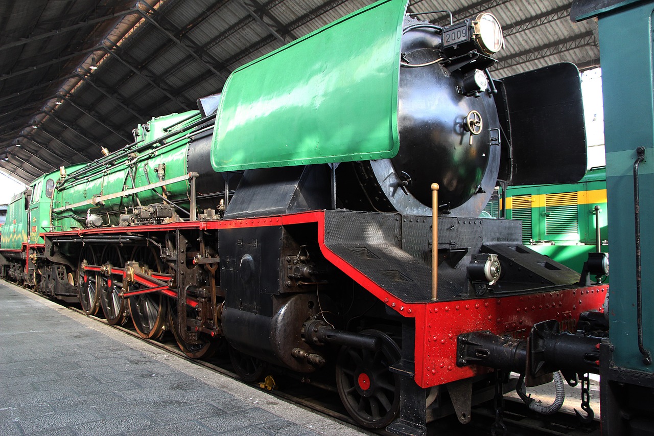 railway museum steam engine train free photo