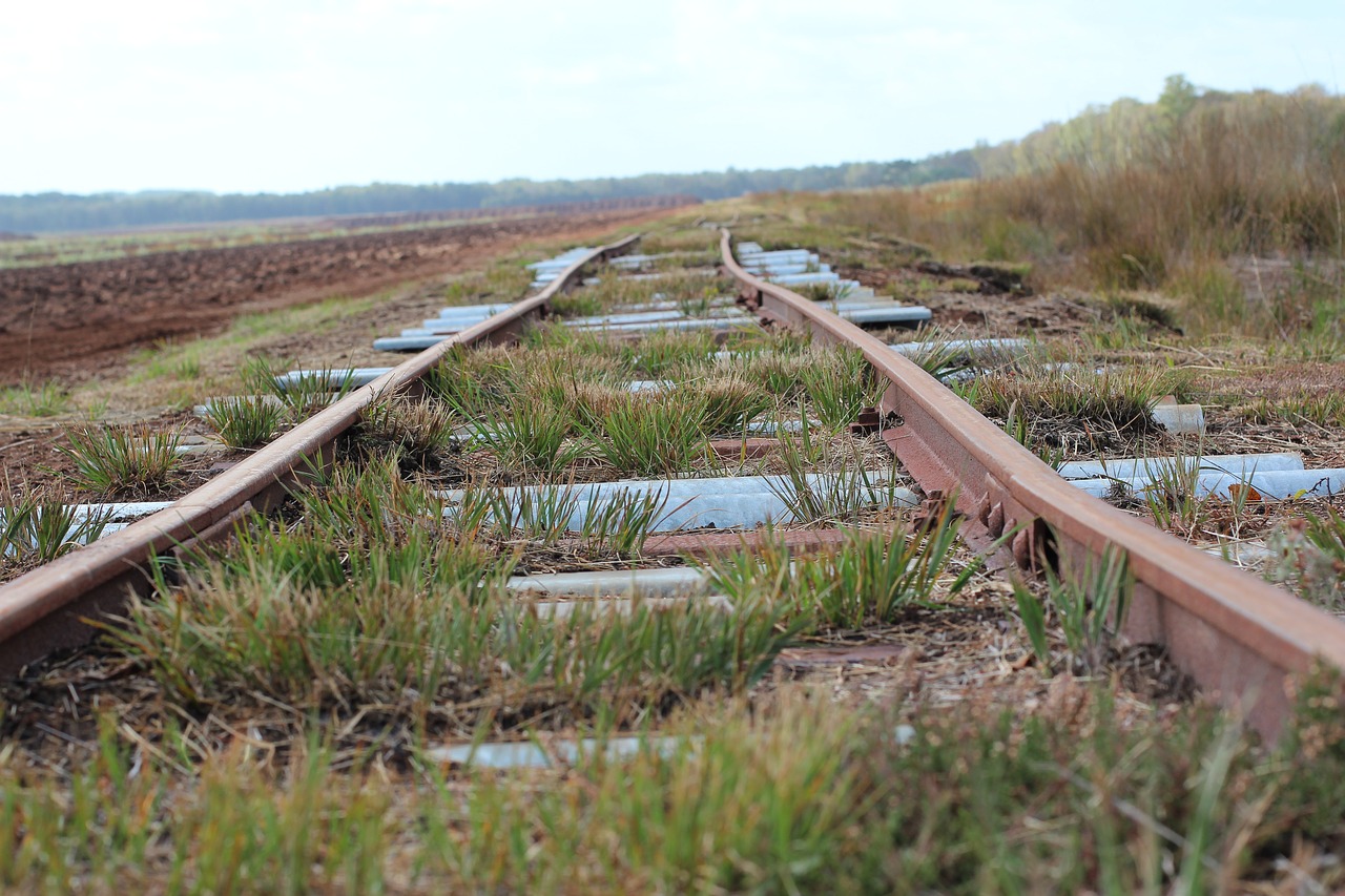 railway rails seemed track free photo