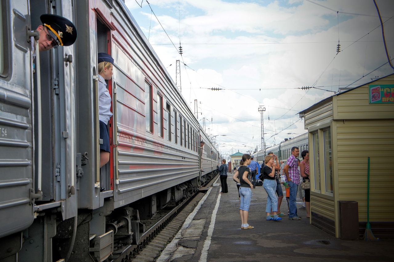 railway station trans-siberian railway free photo