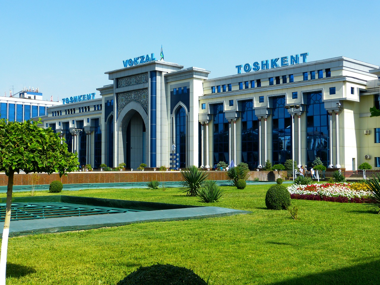 railway station tashkent uzbekistan free photo