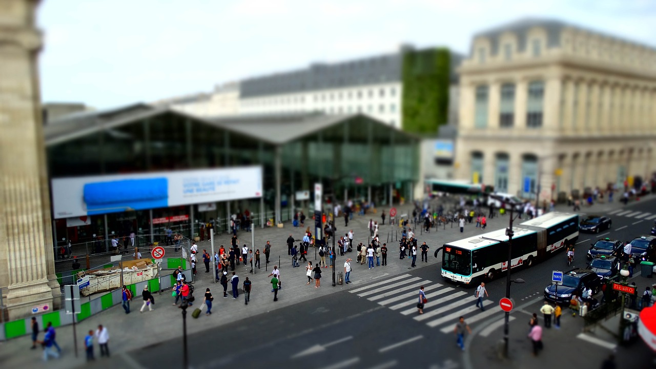 railway station model miniature free photo