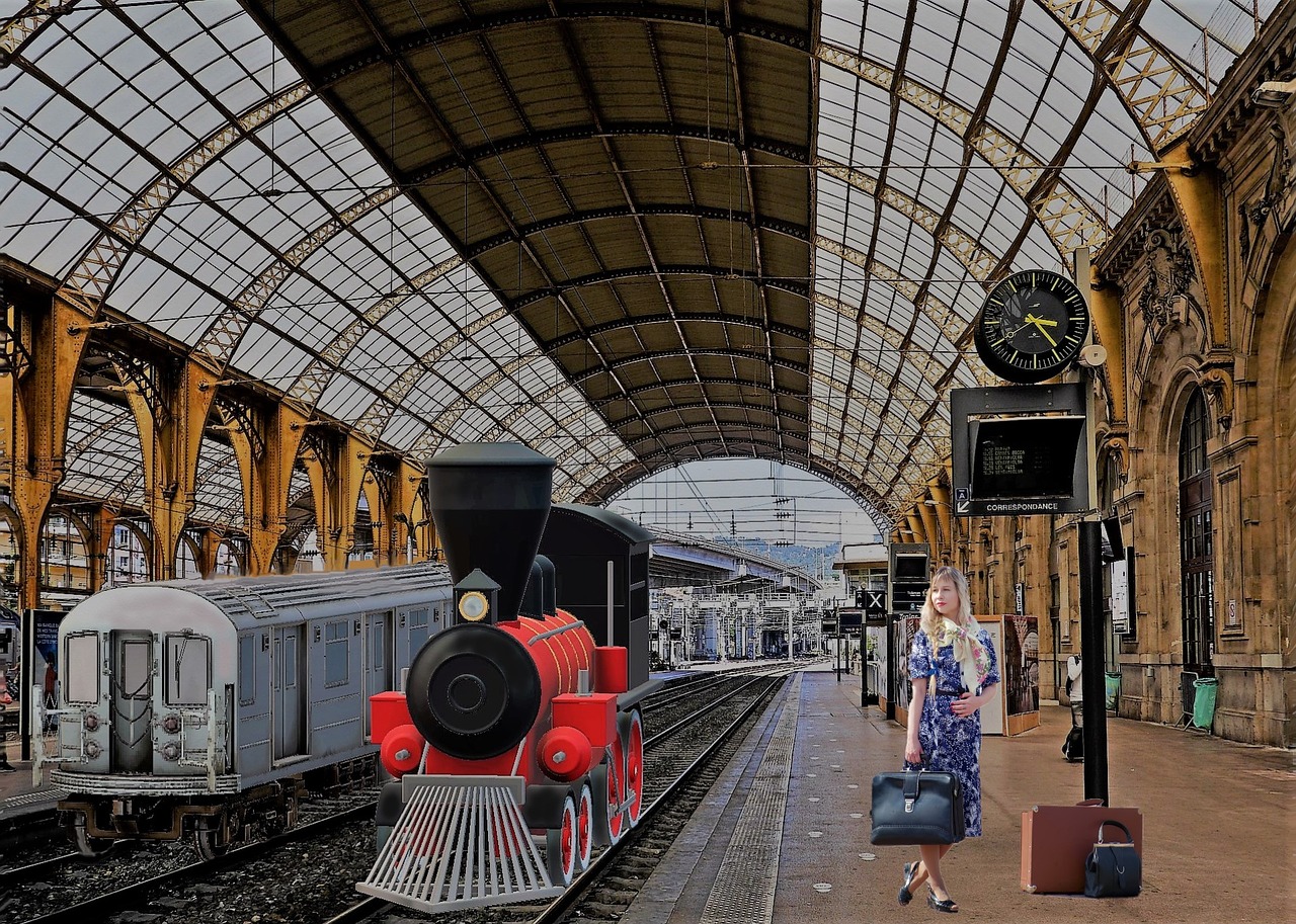 railway station hbf rail traffic free photo