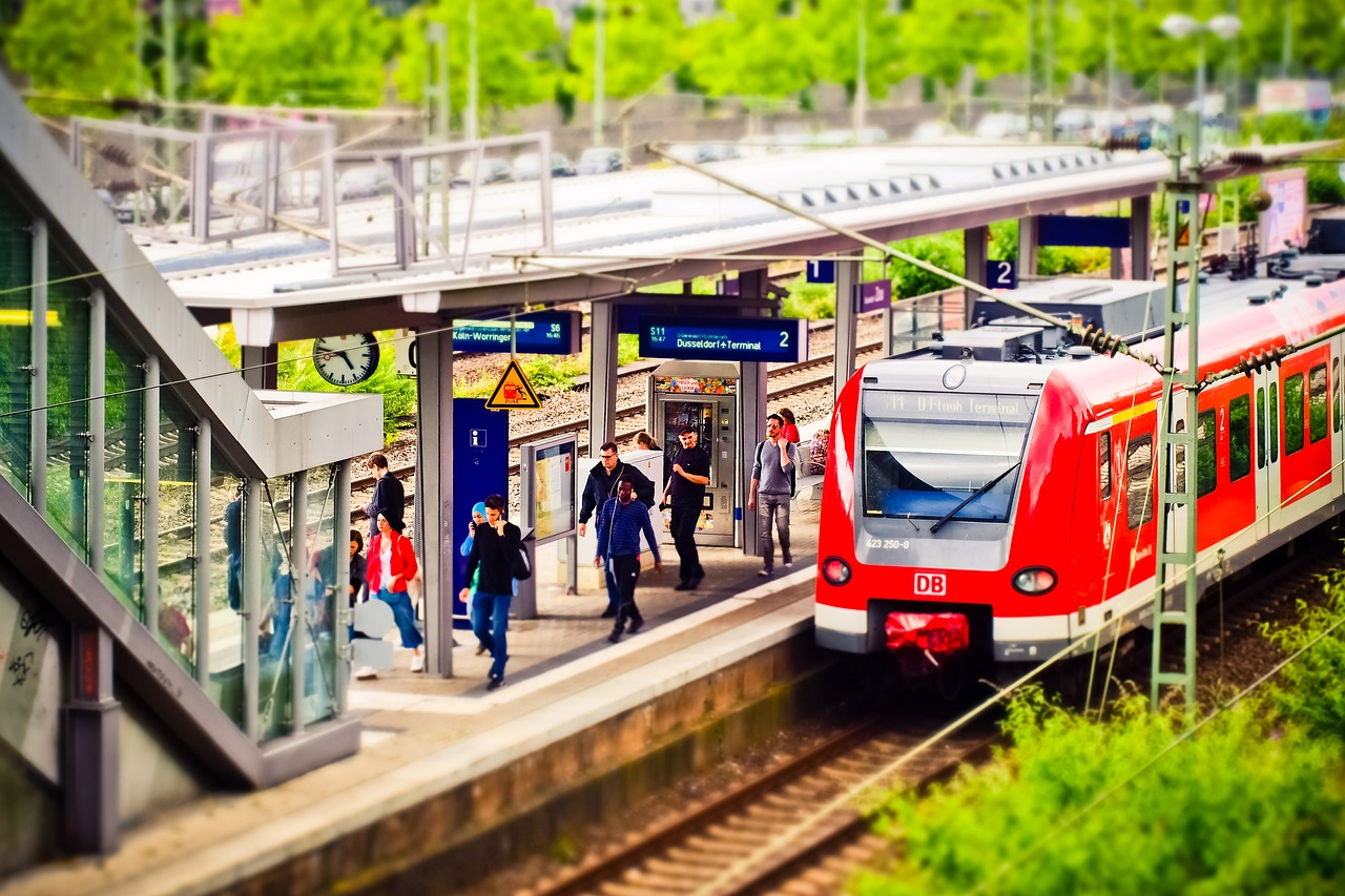 railway station  train  railway free photo