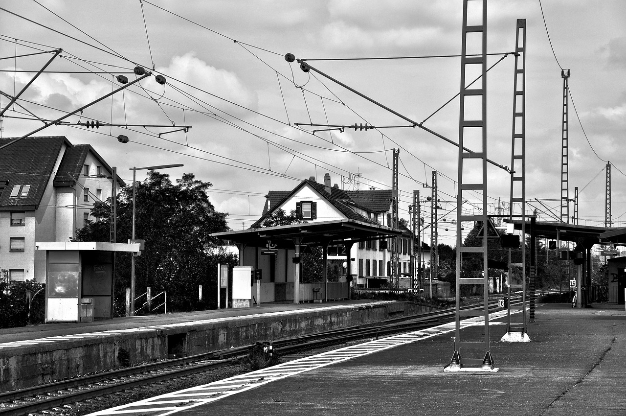 railway station  old  rails free photo