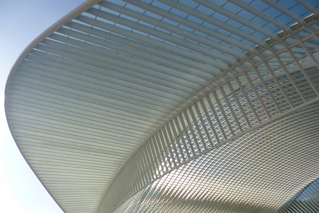 railway station architecture liège free photo