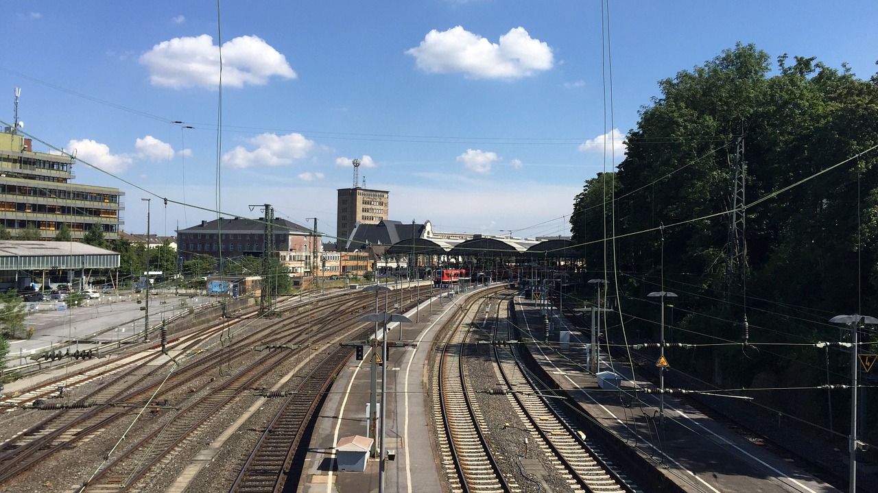 railway station central station aachen free photo