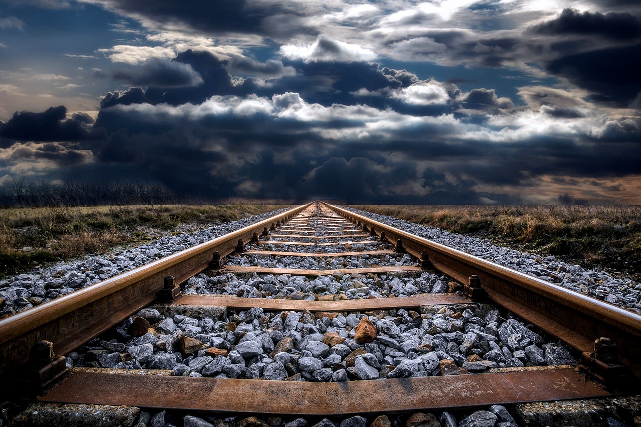 railway track abandoned railroad free photo