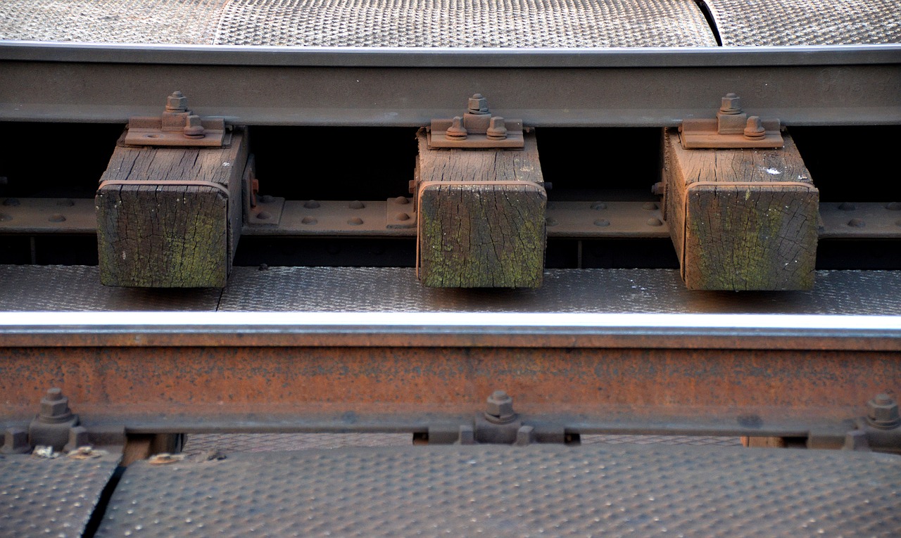 railway tracks threshold railway sleepers free photo