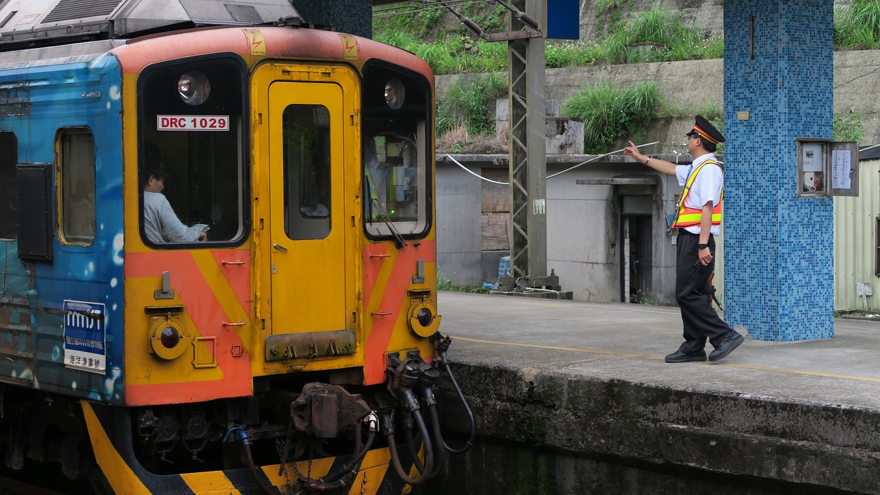 railway train transport system tourism free photo