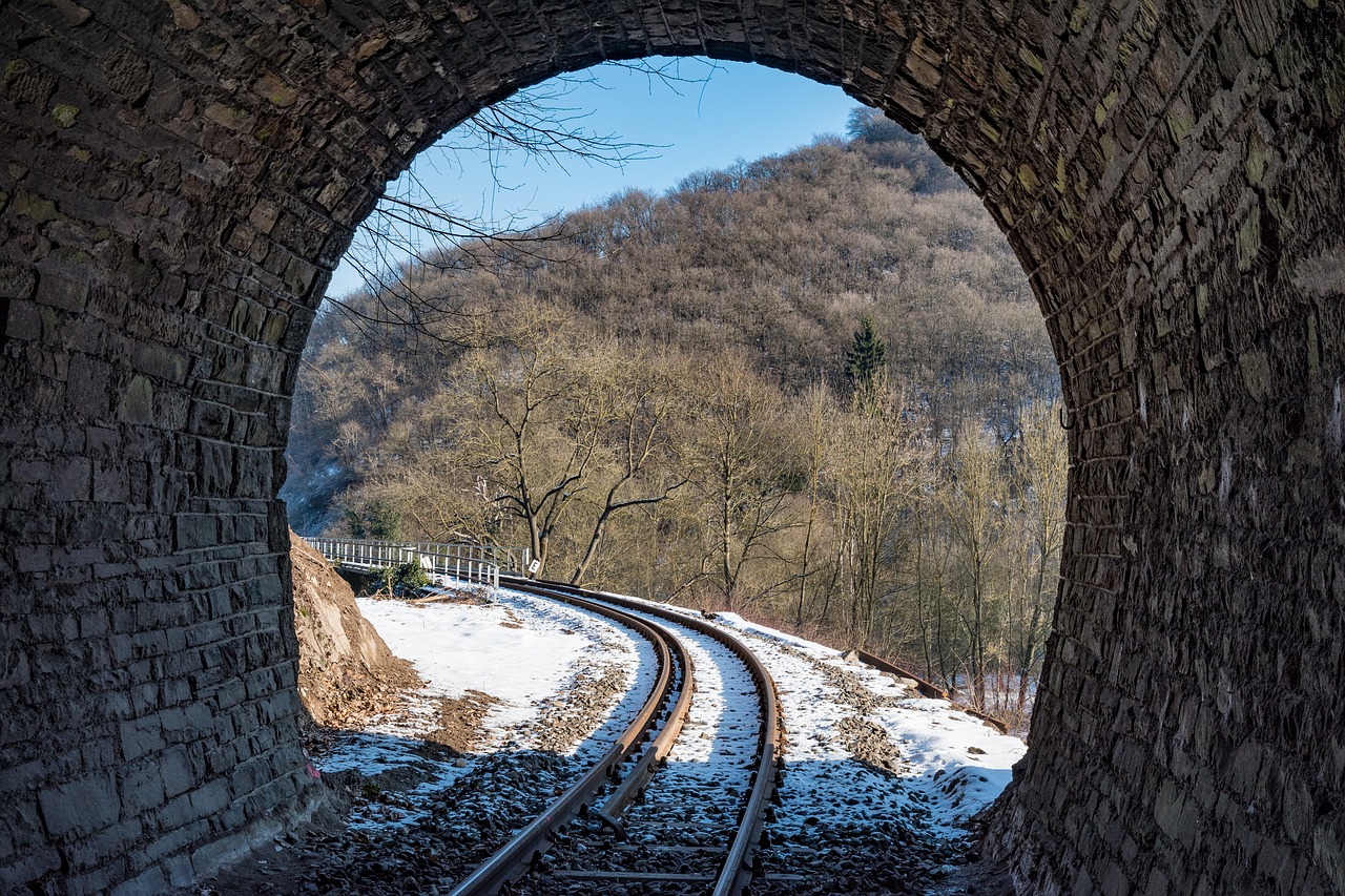 railway tunnel brohltalbahn brohltal free photo