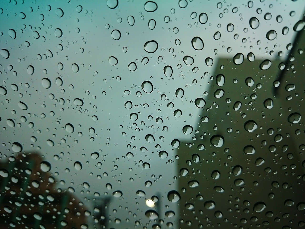 rain drop of water windows free photo